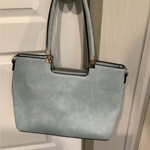 Elegant Light Blue Tote Bag